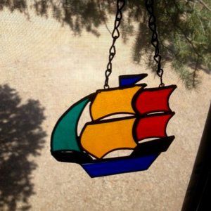 Stained Glass Ship